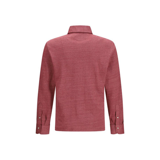 Multicolor Linen Polo Shirt