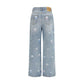 Blue Cotton Relaxed Fit Jeans