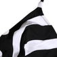 Black White Zebra Bikini Top Bottom Swimwear