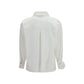White Cotton Pattern Shirt