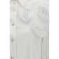 White Cotton Pattern Shirt
