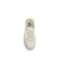 White Calf Leather Bos Taurus Low Top Sneakers