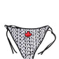 Multicolor Nylon Logo Print Bikini Bottom Swimwear