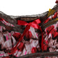 Multicolor CherryPrint Lace Bodysuit Underwear
