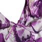 Multicolor Patterned Halter Neck Underwear