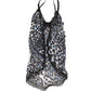 Multicolor Leopard Babydoll Chemise Underwear
