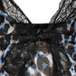 Multicolor Leopard Babydoll Chemise Underwear
