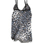 Multicolor Leopard Babydoll Chemise Underwear