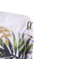 White Floral Print Strapless One-Piece Swimsuit Swimwear