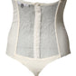 Off White Strapless One Piece Swimsuit Swimwear