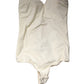 Off White Strapless One Piece Swimsuit Swimwear