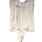 Off White Strapless One Piece Swimsuit Swimwear
