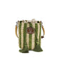 Bicolor Raffia Backet Bag