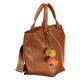 Brown Polyethylene Handbag