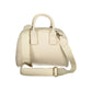 Beige Polyurethane Women Bag