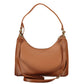 Brown Polyurethane Women's Bag