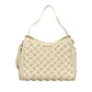 Beige Polyurethane Women's Bag