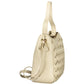 Beige Polyurethane Women's Bag