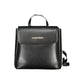 Black Polyurethane Women's Backpack