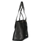 Nero Poliuretano Womens Bag with Internal Pocket and Phone Spaces