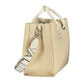 Beige Polyurethane Women's Bag