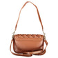 Brown Polyurethane Women's Bag