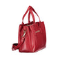 Red Polyurethane Women's Bag
