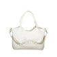 Bianco Polyurethane Women's Bag