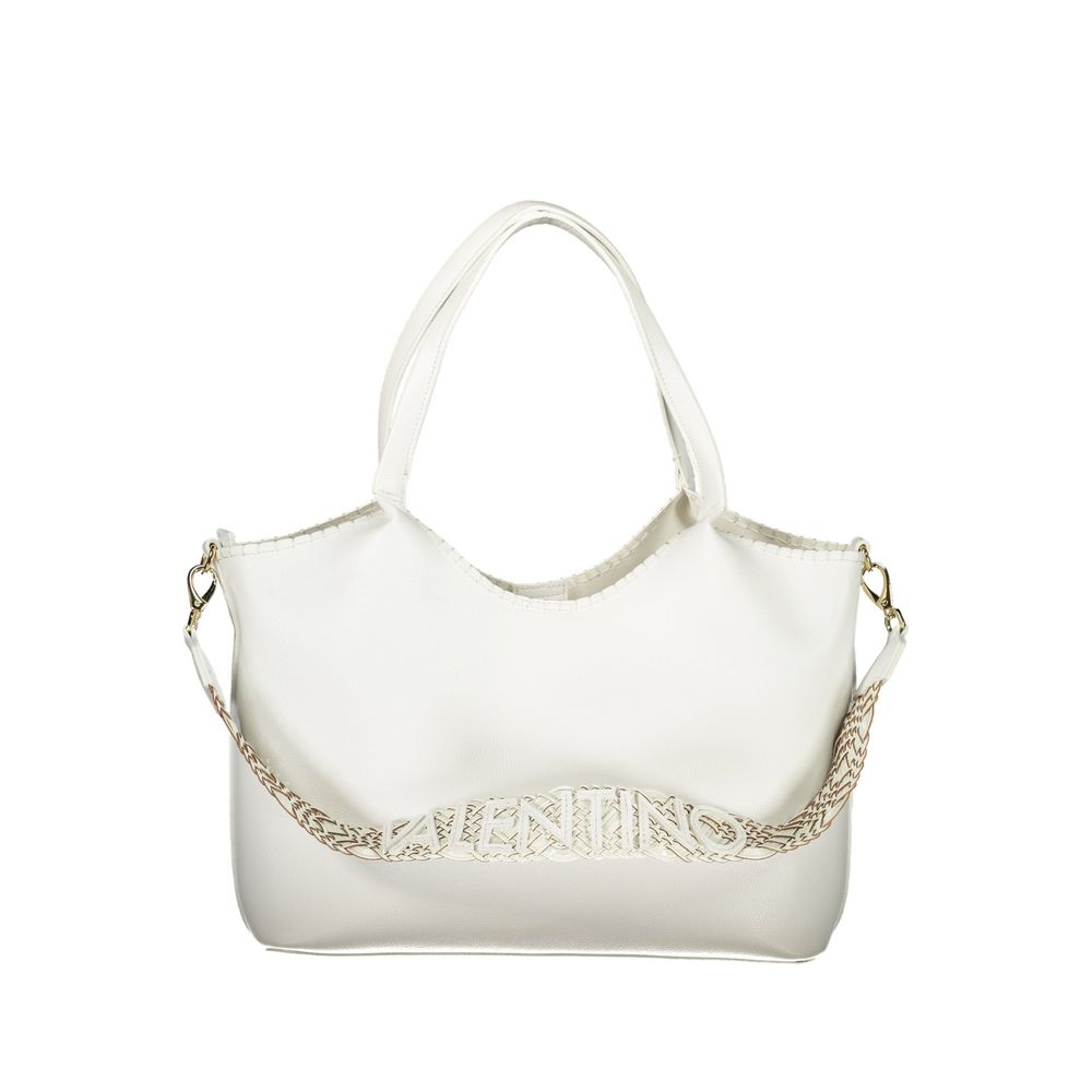 Bianco Polyurethane Women's Bag