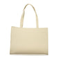 Beige Polyurethane Womens Bag With Multiple Pockets