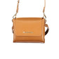 Brown Polyurethane Women's Bag