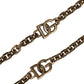 Black Leather Gold Chain Bag Accessory Shoulder Strap