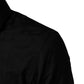 Black MARTINI Cotton Slim Dress Formal Shirt