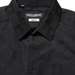 Black MARTINI Cotton Slim Dress Formal Shirt