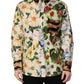 Multicolor Floral Animal Print Collared Shirt