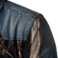 Blue Baroque Cotton Button Down Denim Shirt