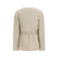 Beige Linen Clothing
