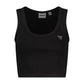 Black Viscose Women's Tank Top