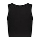 Black Viscose Women's Tank Top