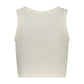 White Viscose Women's Top