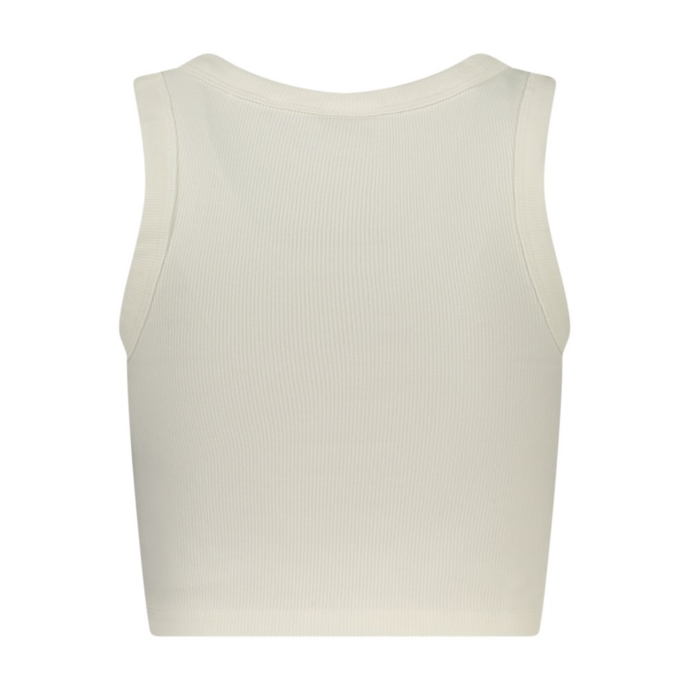 White Viscose Women's Top