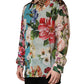 Multicolor Floral Animal Print Collared Shirt
