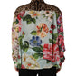 Multicolor Floral Animal Print Collared Shirt