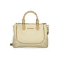 Beige Polyurethane Women's Bag