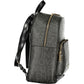 Black Polyurethane Womens Backpack