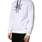 White Sacred Heart Hooded Sweatshirt Sweater