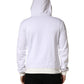 White Sacred Heart Hooded Sweatshirt Sweater