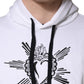 White Sacred Heart Hooded Sweatshirt Sweater