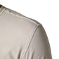 White Long Sleeves Henley Pullover Sweater