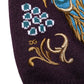 Bordeaux Cashmere Crown Embroidered Sweater